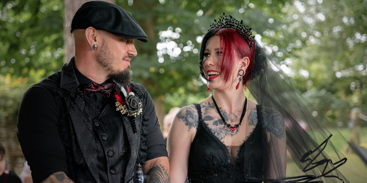 Adele & Simon's Unique Black Wedding