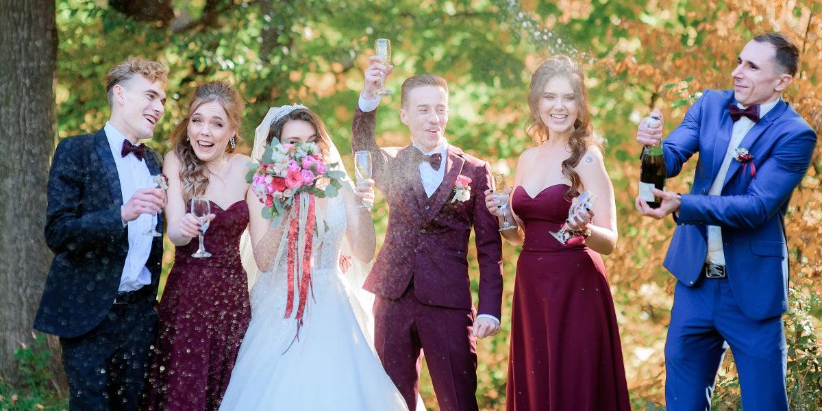 autumnal bridesmaid dresses