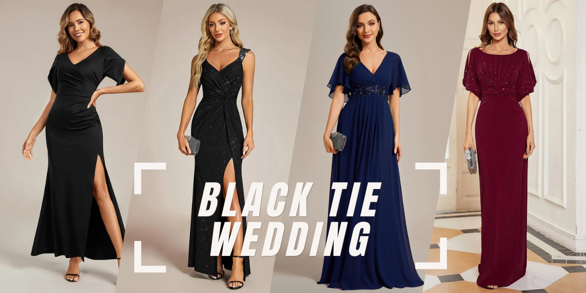 black tie wedding guest dresses