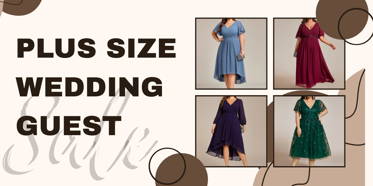 Best plus size wedding guest dresses for different body shapes (apple/pear/hourglass)?