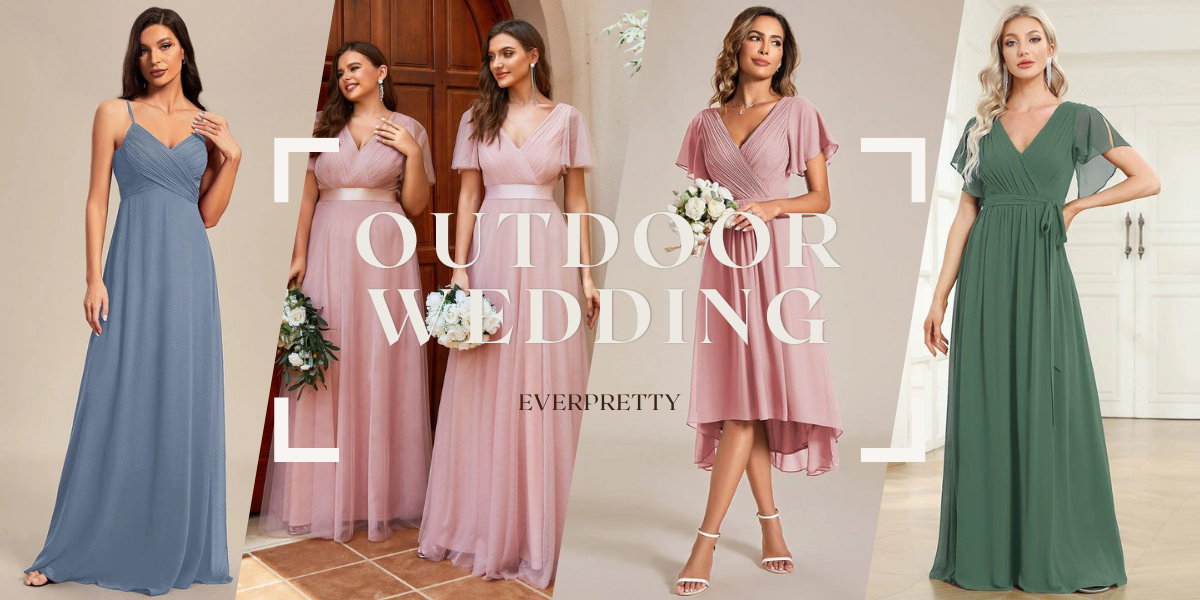 Outdoor Wedding? Here’s How to Find Bridesmaid Dresses That Match the Setting
