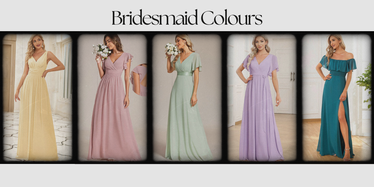 The 6 Best 2026 Spring/Summer Bridesmaid Colours for Bright Daylight Photos (UK)