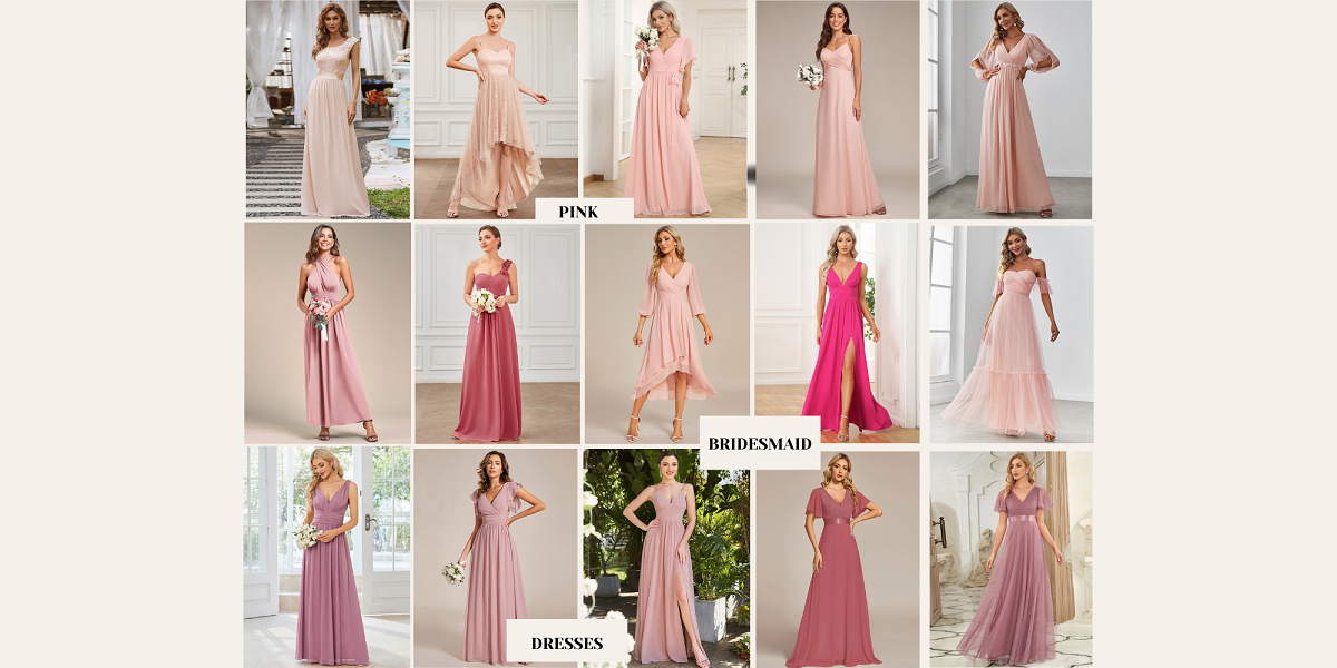 15 Gorgerous Pink Bridesmaid Dresses for Every Shade