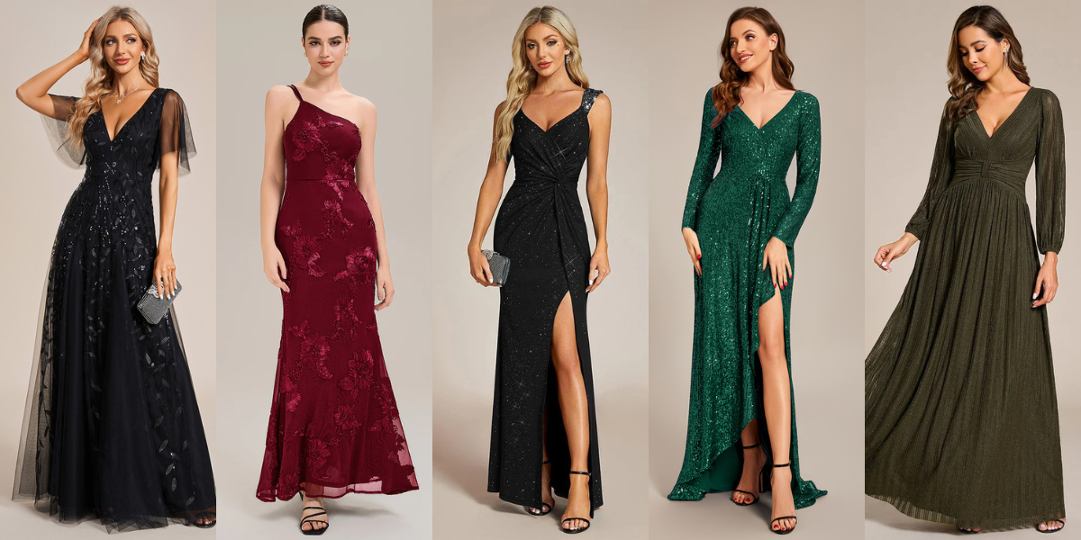 sparkly evening dresses