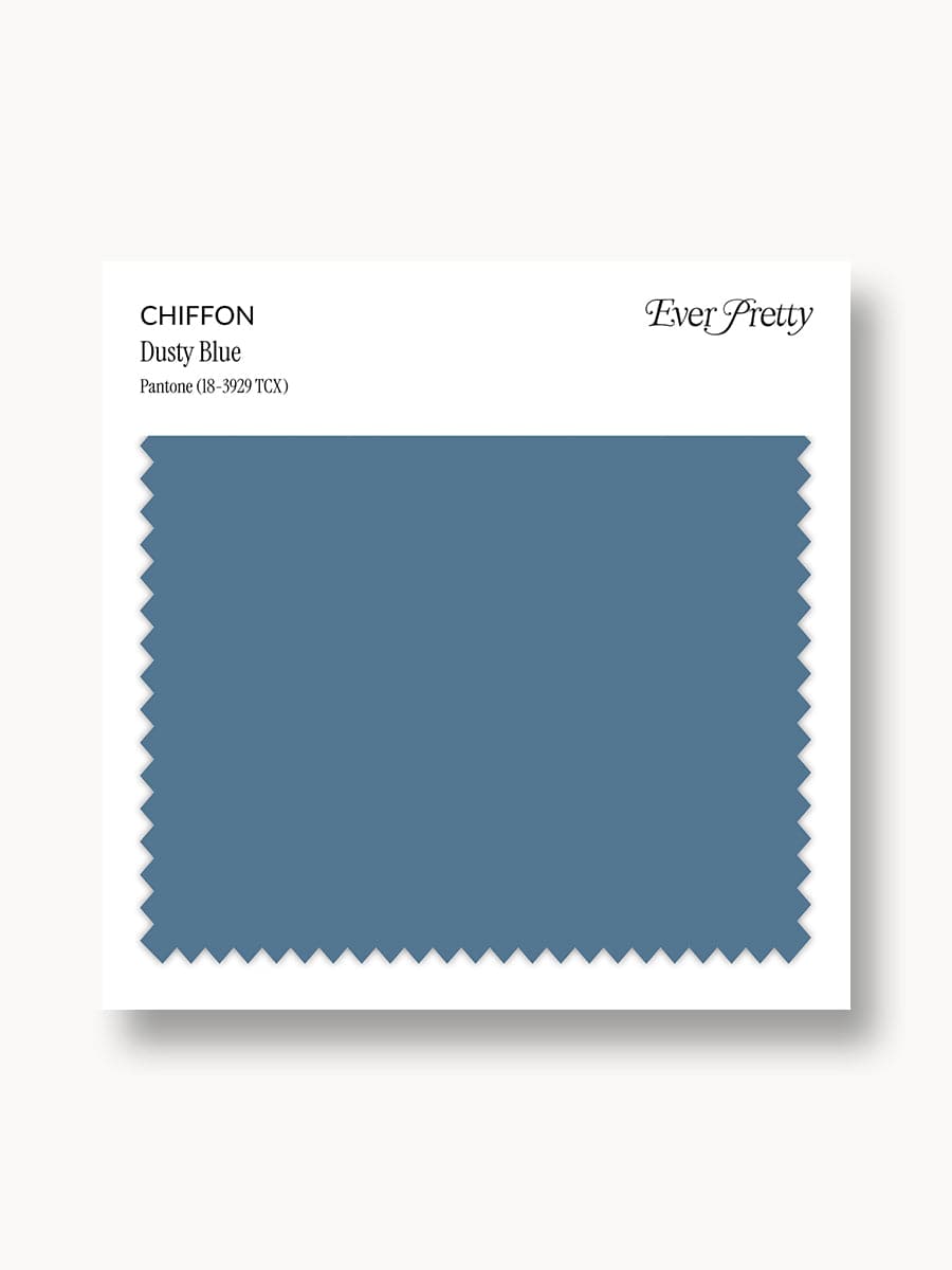 Ever-Pretty Chiffon Swatch Dusty Blue