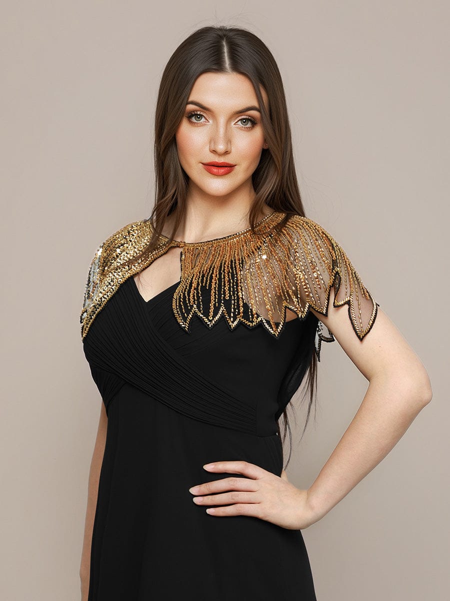 Irregular Sparkly Tulle Shawl For Special Occasions