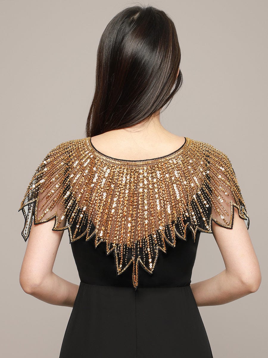 Irregular Sparkly Tulle Shawl For Special Occasions
