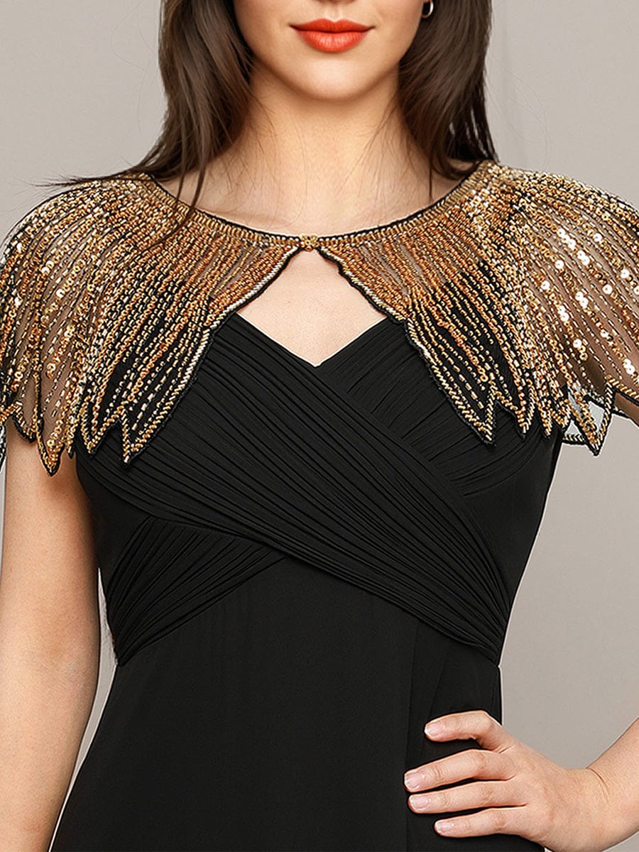 Irregular Sparkly Tulle Shawl For Special Occasions