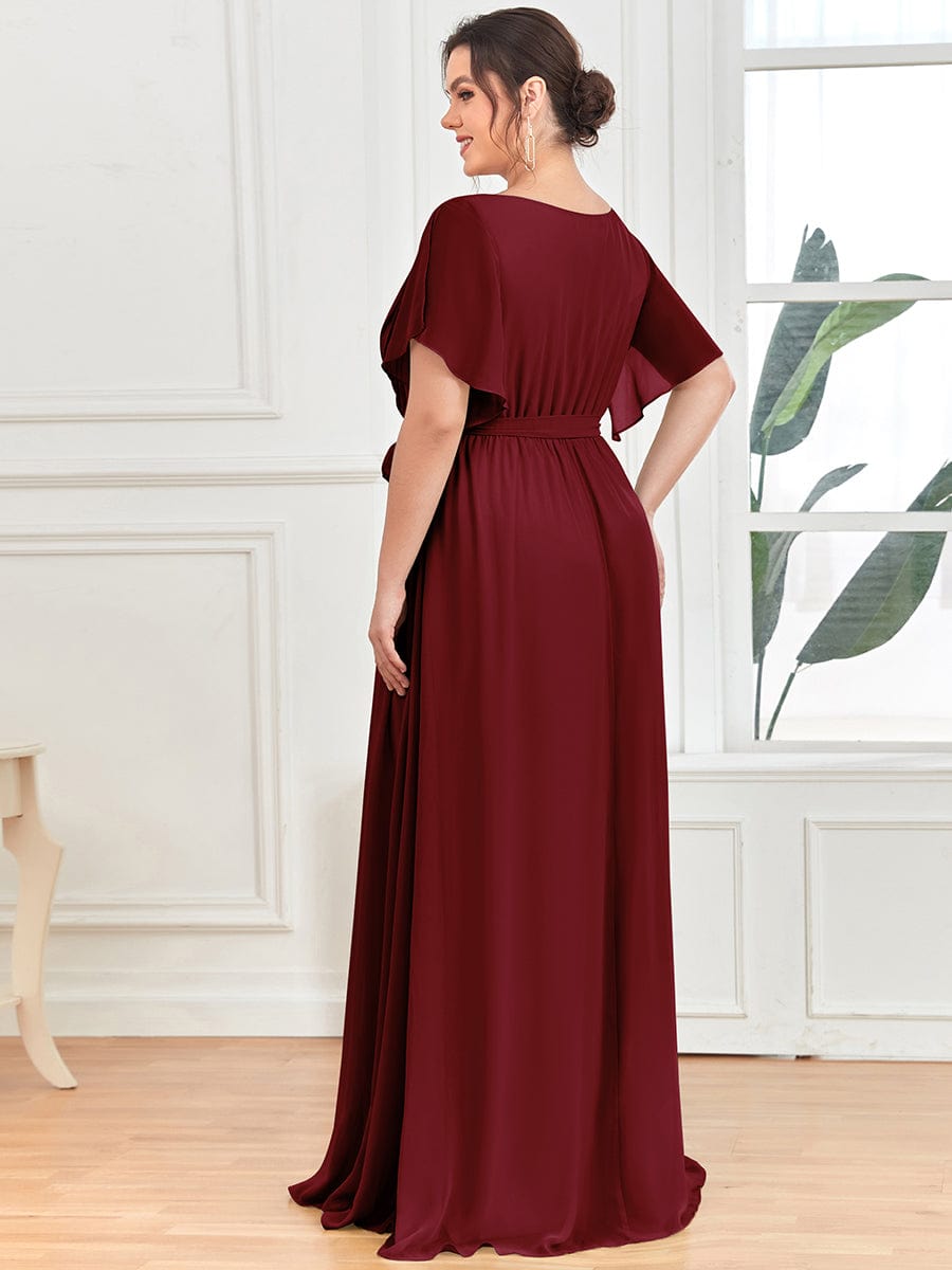 Burgundy Bridesmaid Dresses #style_EE0164ABD