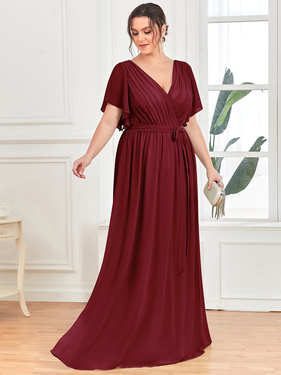 Burgundy Bridesmaid Dresses #style_EE0164ABD