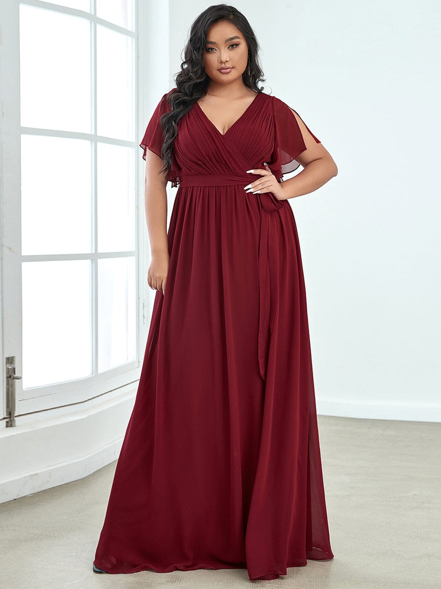 Top Picks Burdundy Dresses #style_EE0164ABD