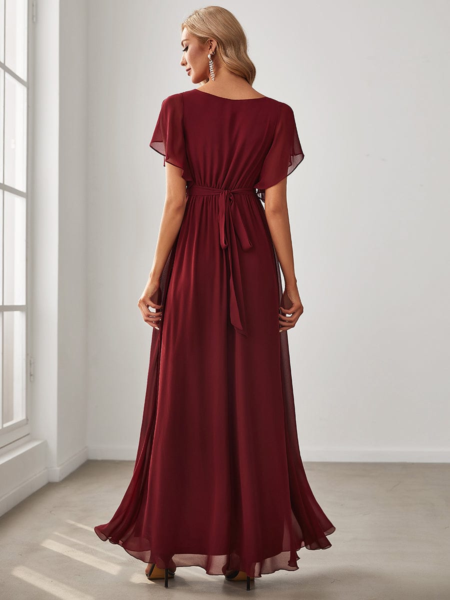 Burgundy Bridesmaid Dresses #style_EE0164ABD