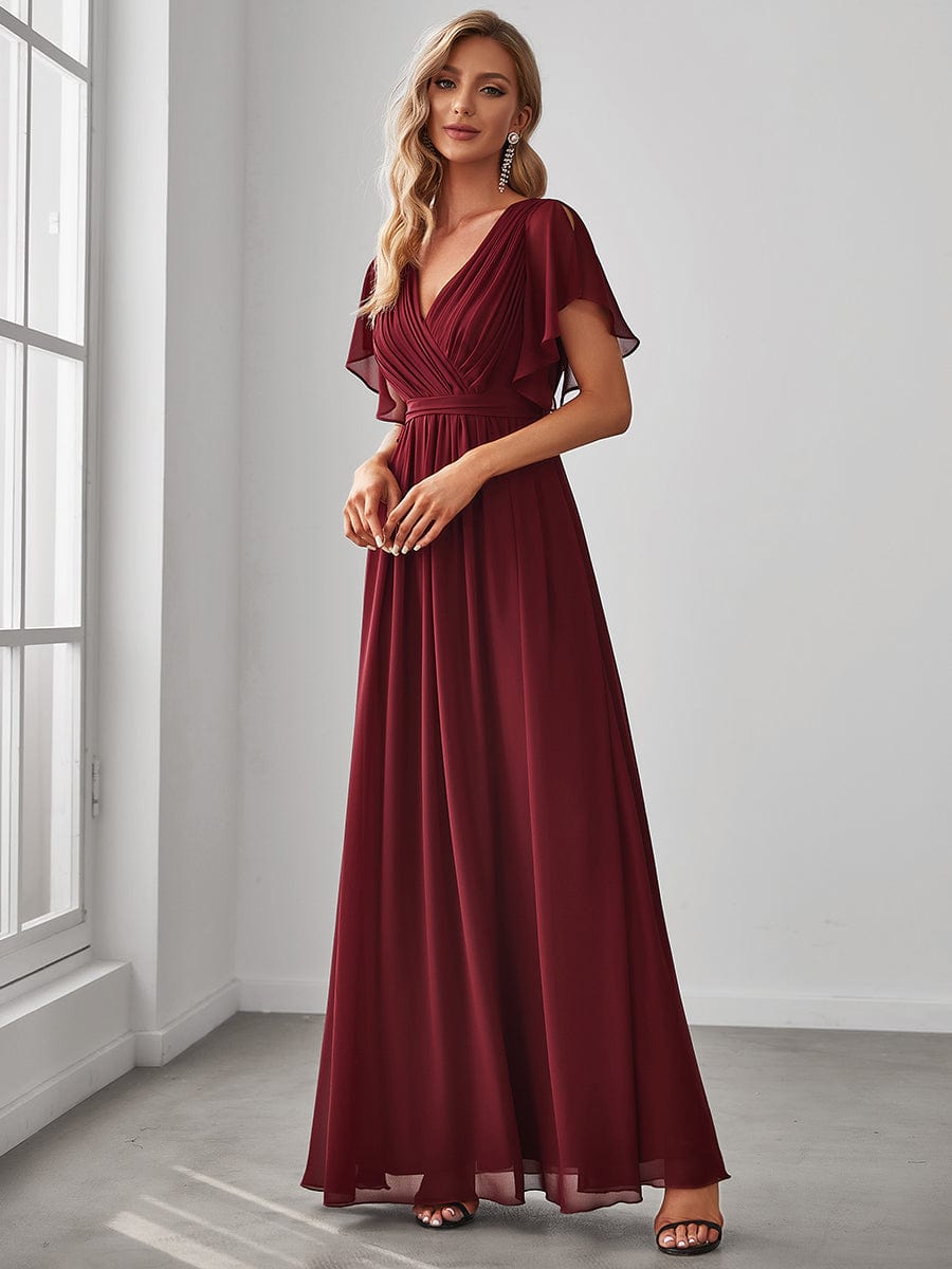 Burgundy Bridesmaid Dresses #style_EE0164ABD
