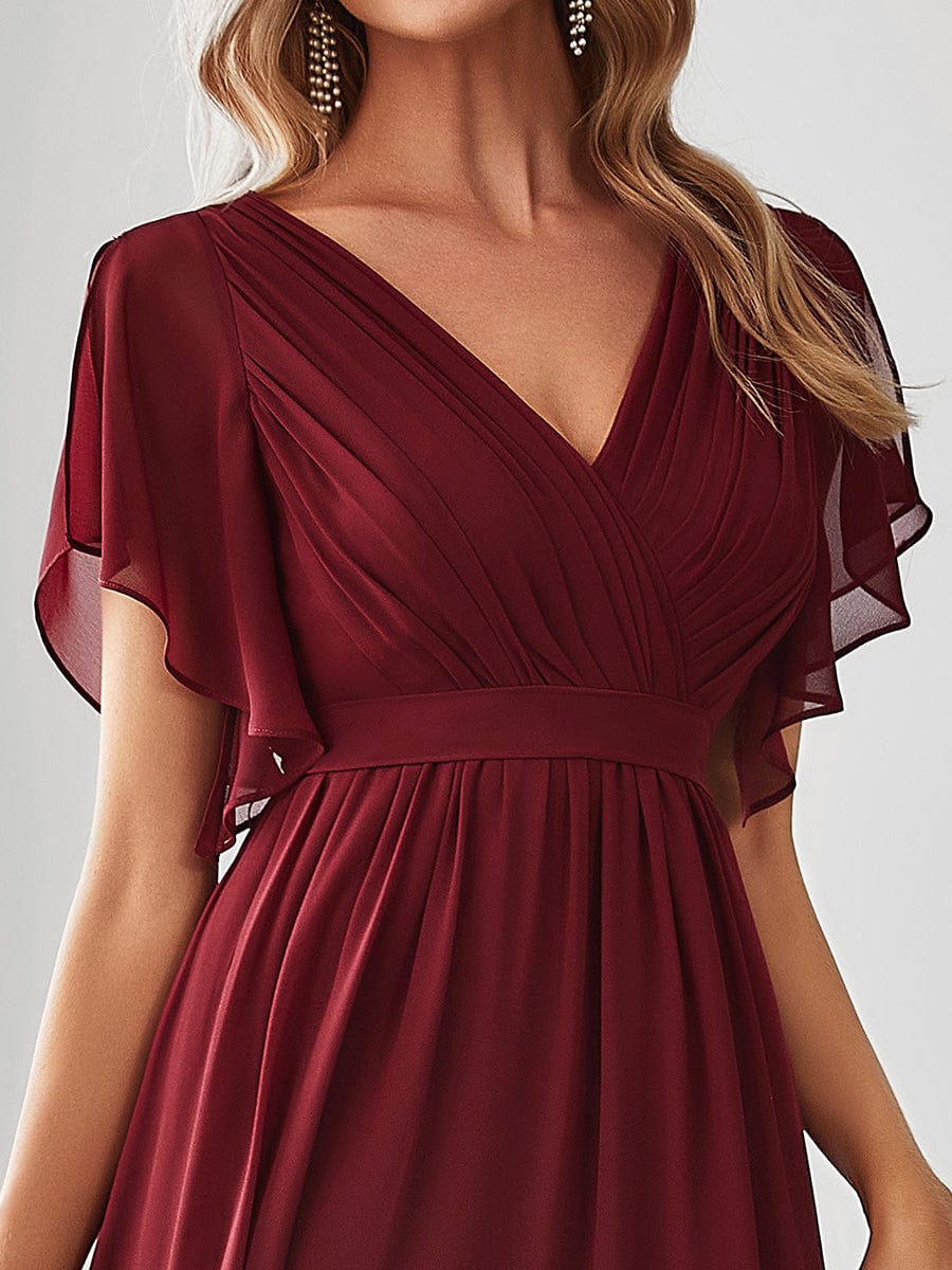 Burgundy Bridesmaid Dresses #style_EE0164ABD