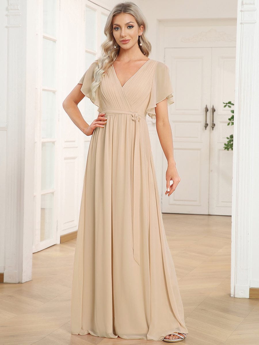 Gold Bridesmaid Dresses #style_ME0164AGD