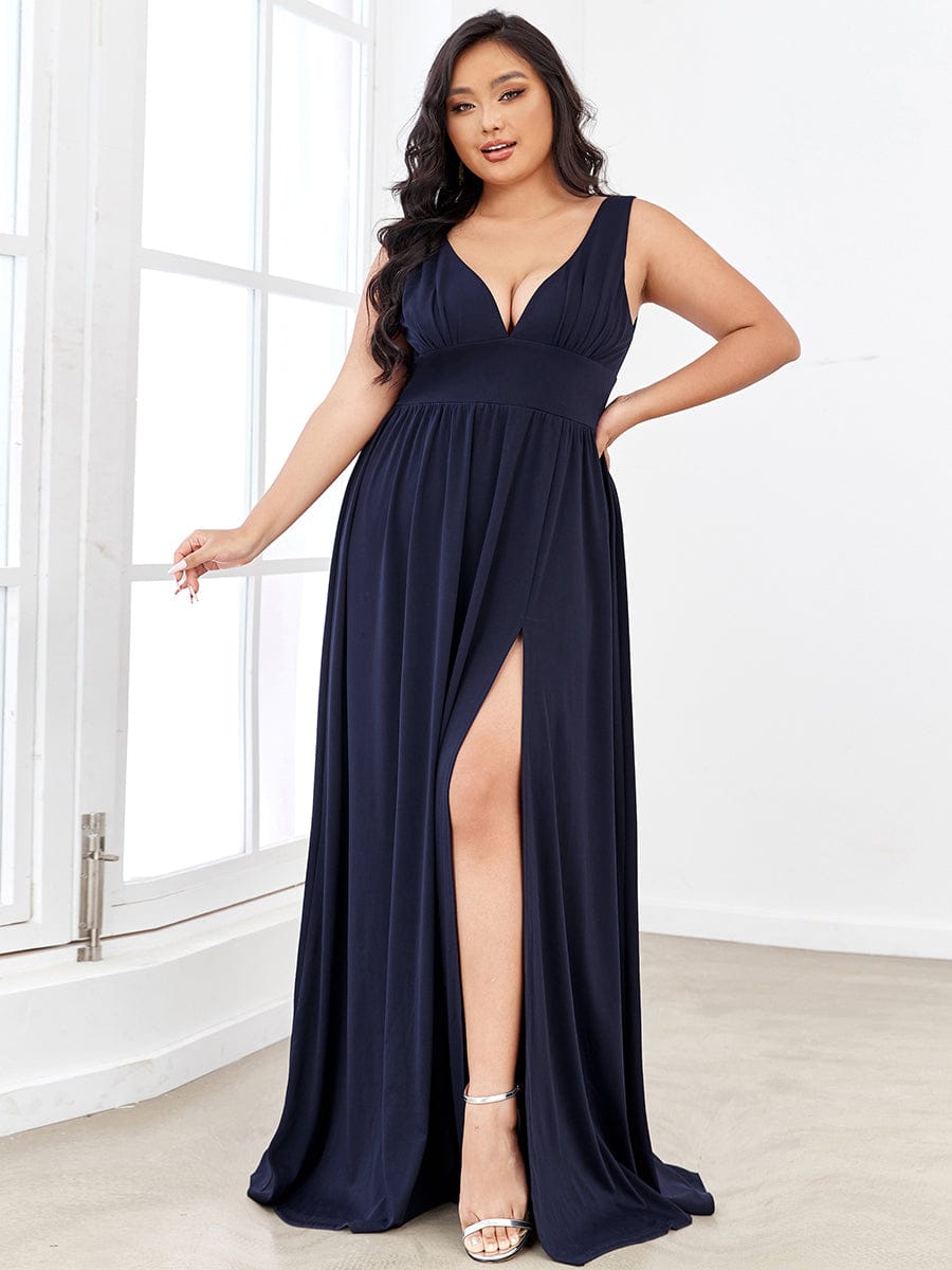 Navy Blue Bridesmaid Dresses #style_EE0168BNB