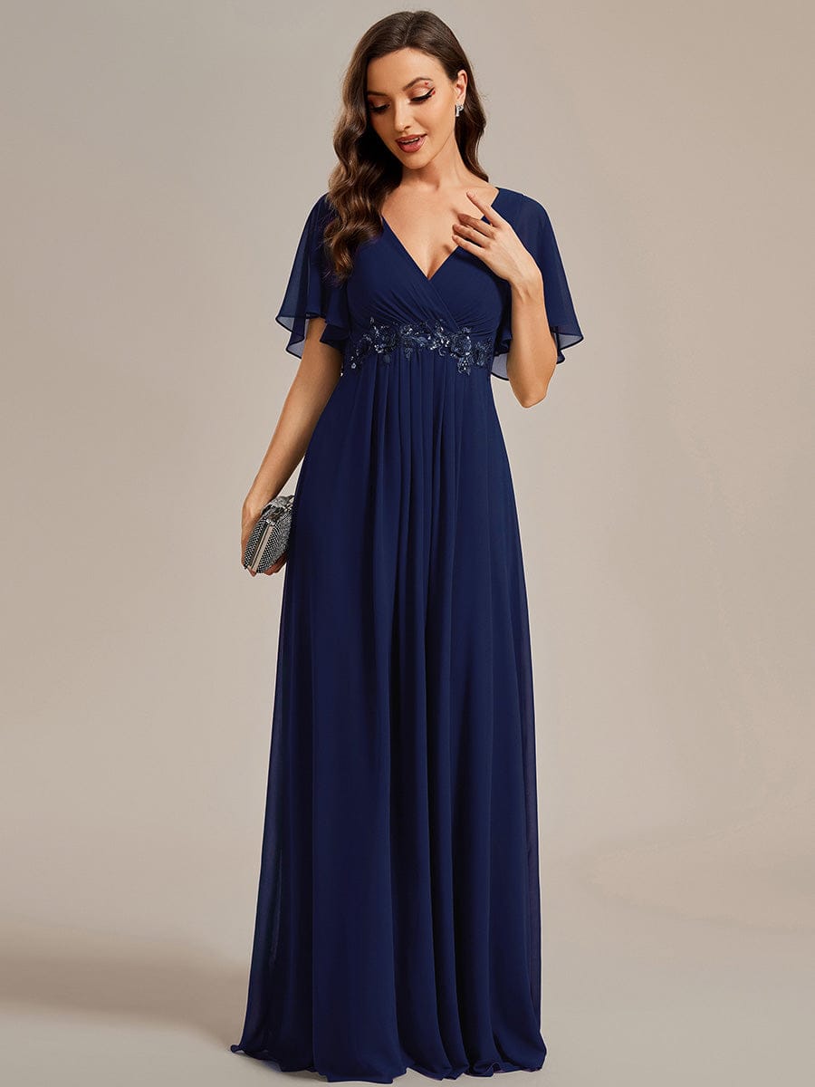 Navy Blue Bridesmaid Dresses #style_EE01960NB