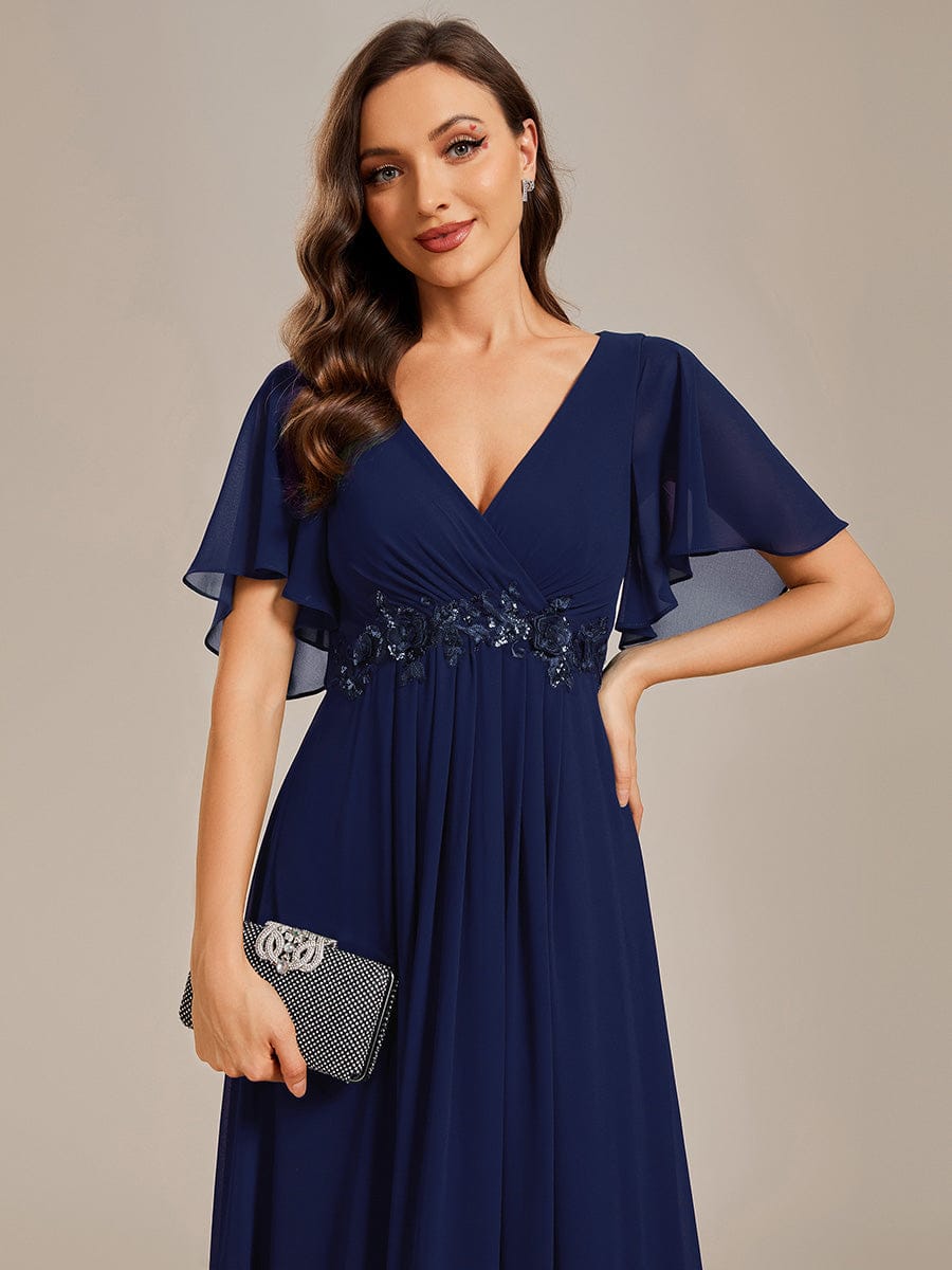 Navy Blue Bridesmaid Dresses #style_EE01960NB