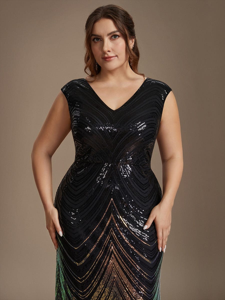 Top Picks Black Evening Gowns #style_EE02829KG