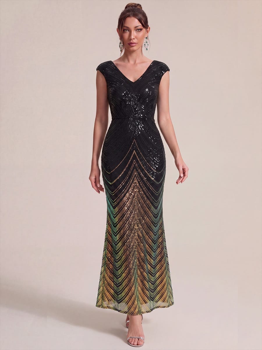 Top Picks Black Evening Gowns #style_EE02829KG