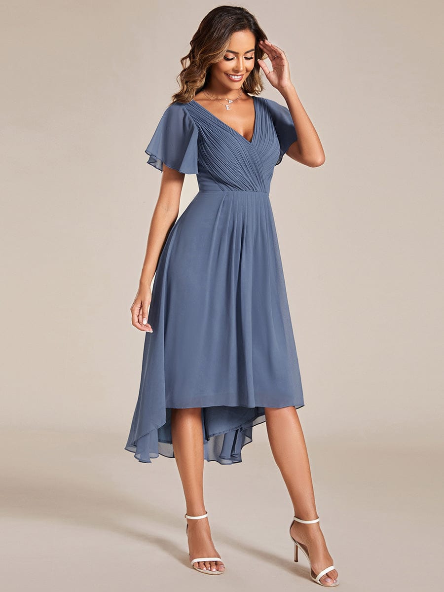 Dusty Blue Bridesmaid Gowns #style_EG01923DN