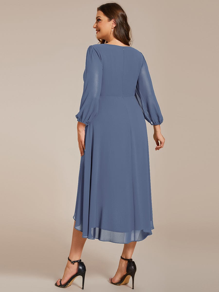 Dusty Blue Bridesmaid Gowns #style_EG01926DN