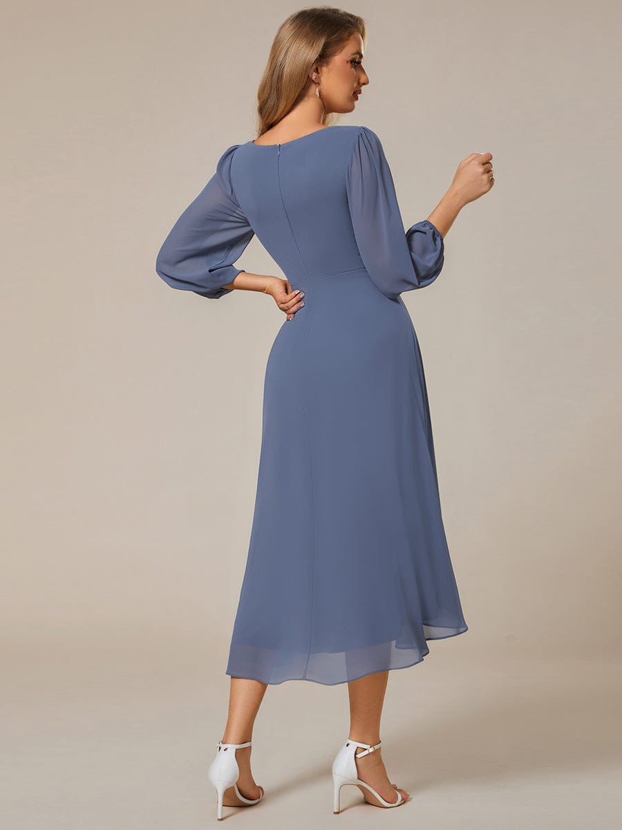 Dusty Blue Bridesmaid Gowns #style_EG01926DN