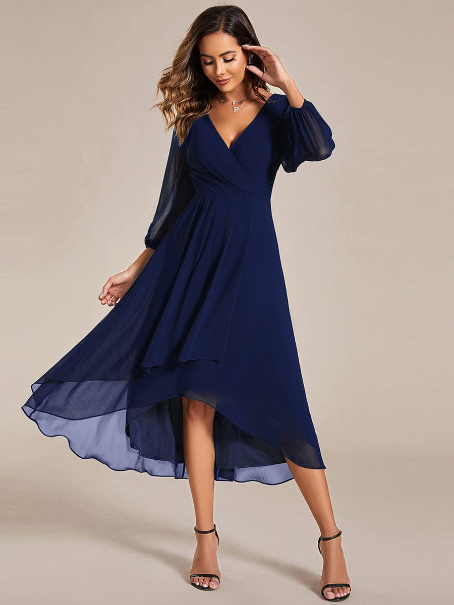 Navy Blue Bridesmaid Dresses #style_EG01926NB