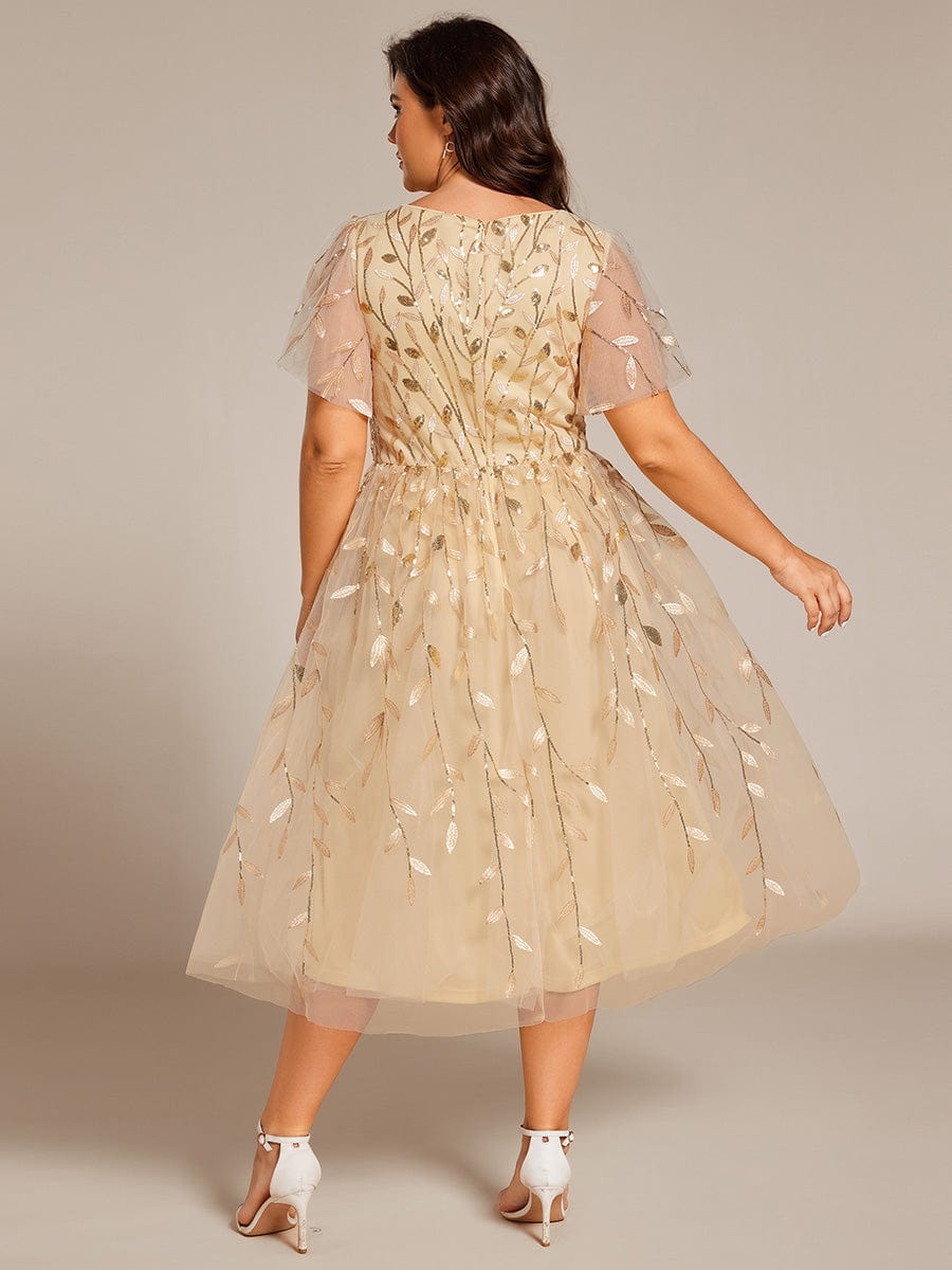 Gold Bridesmaid Dresses #style_EG02230GD