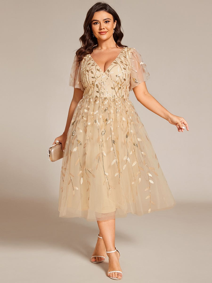 Gold Bridesmaid Dresses #style_EG02230GD