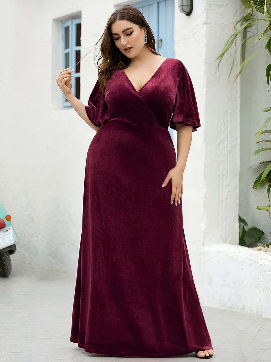 Top Picks Burdundy Dresses #style_EP00861BD