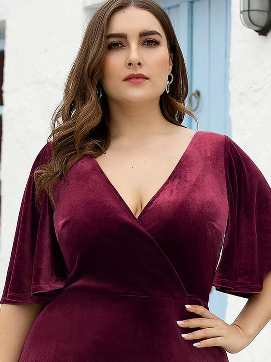 Top Picks Burdundy Dresses #style_EP00861BD