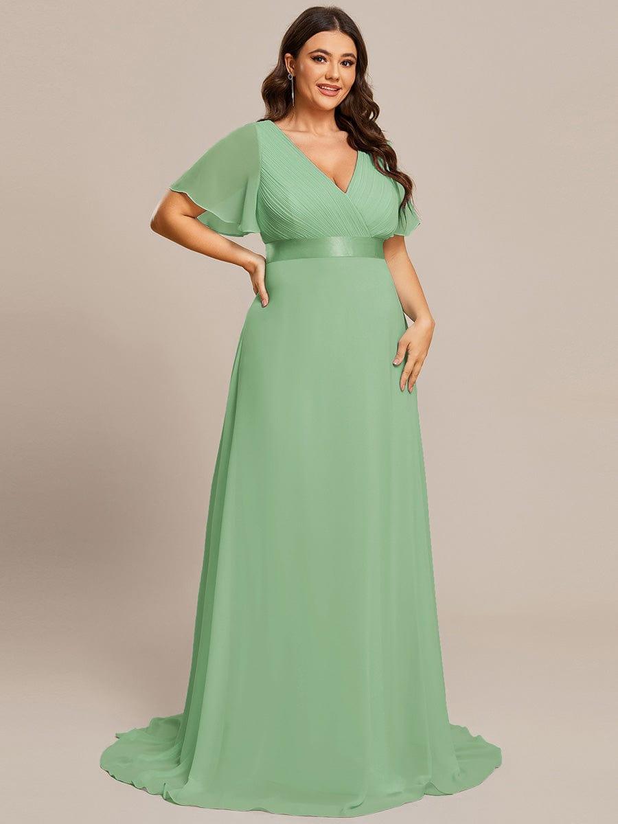 Sage Green Bridesmaid Dresses #style_EP09890SG