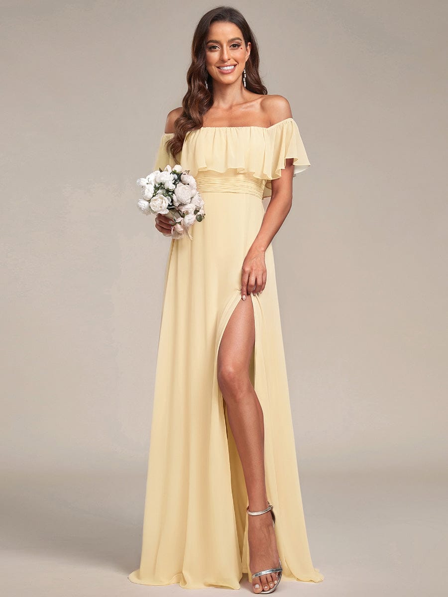Top Picks Yellow Formal Dresses #style_ES00969YL