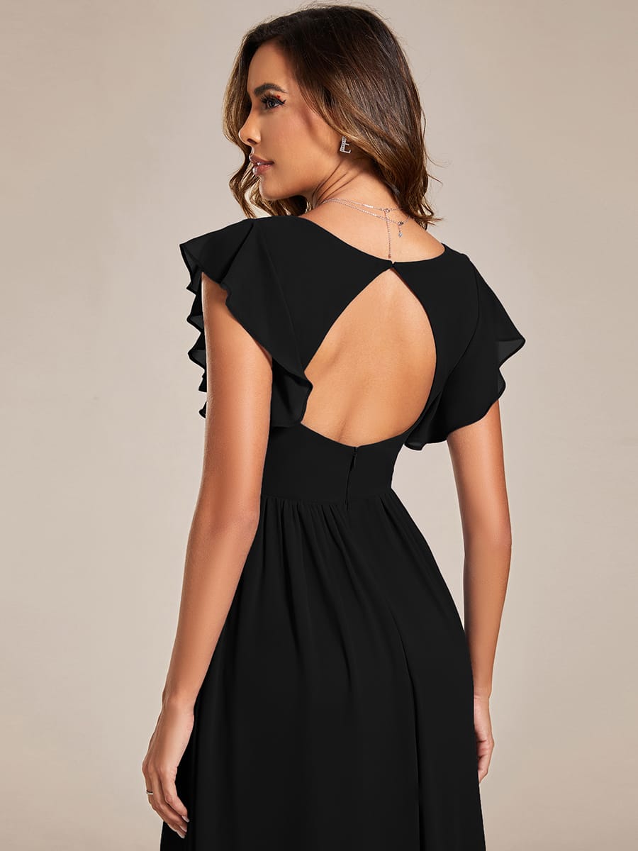 black bridesmaid dresses #style_ES01819BK