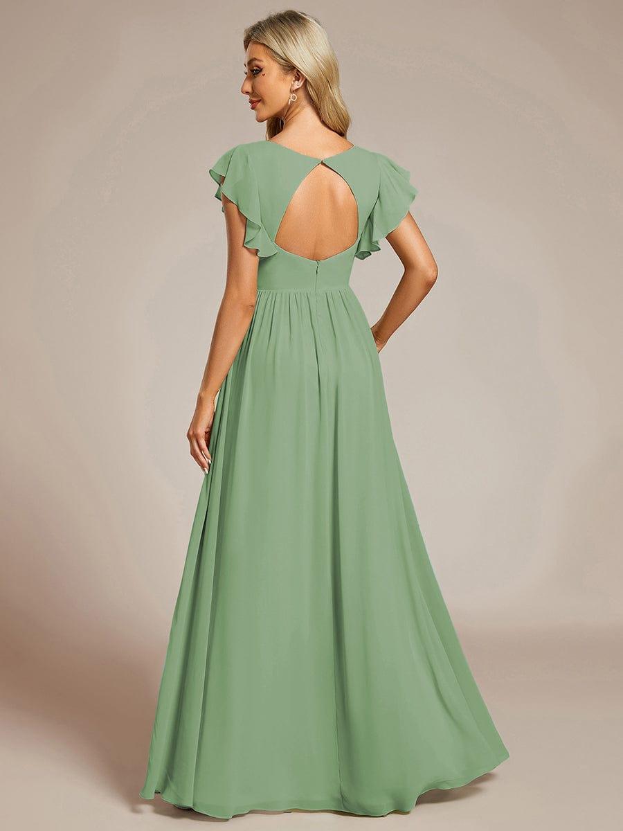 Sage Green Bridesmaid Dresses #style_ES01819SG