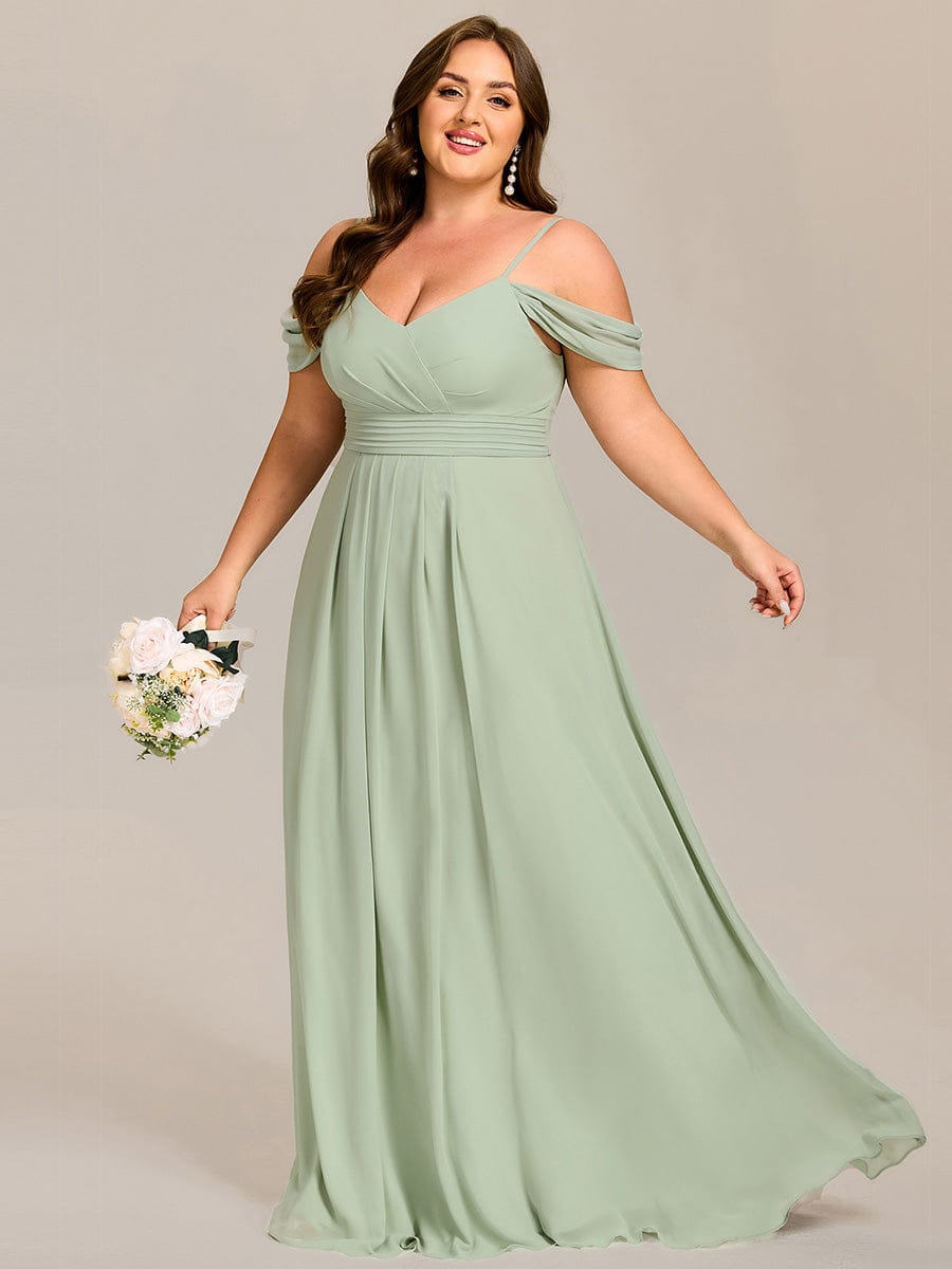 Sage Green Bridesmaid Dresses #style_ES02354MG