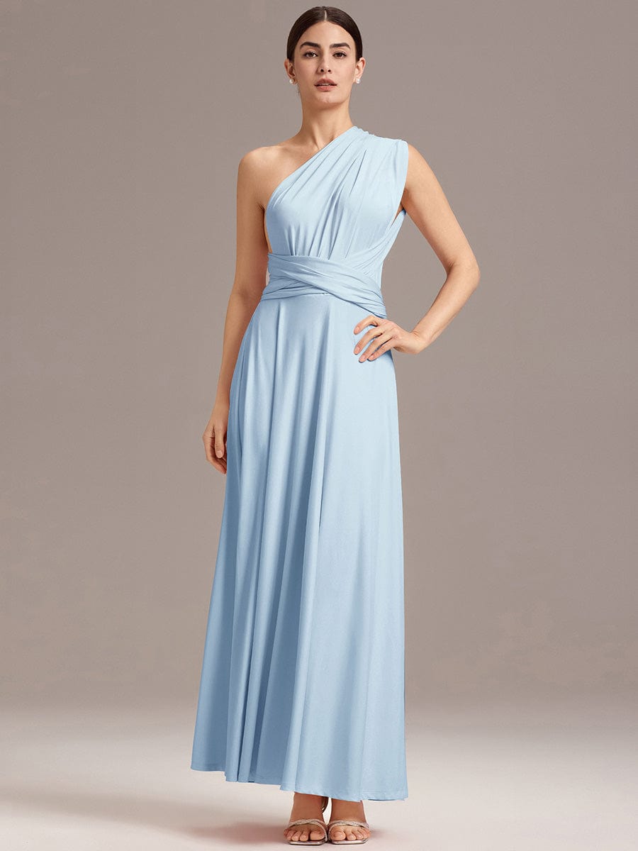 ever STYLES|High-Stretch Soft Versatile Convertible Bridesmaid Dress #color_Sky Blue