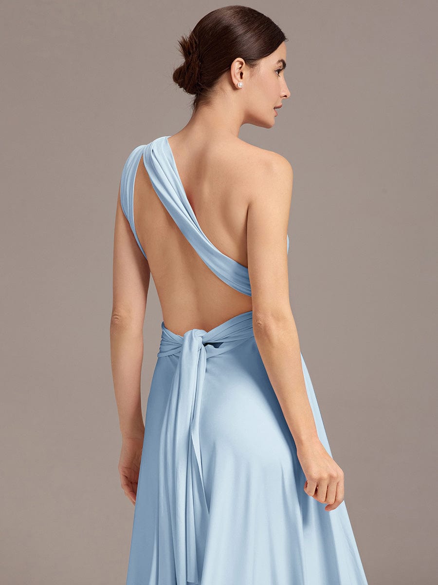 ever STYLES|High-Stretch Soft Versatile Convertible Bridesmaid Dress #color_Sky Blue