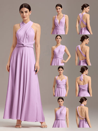 ever STYLES|High-Stretch Soft Versatile Convertible Bridesmaid Dress #color_Lavender