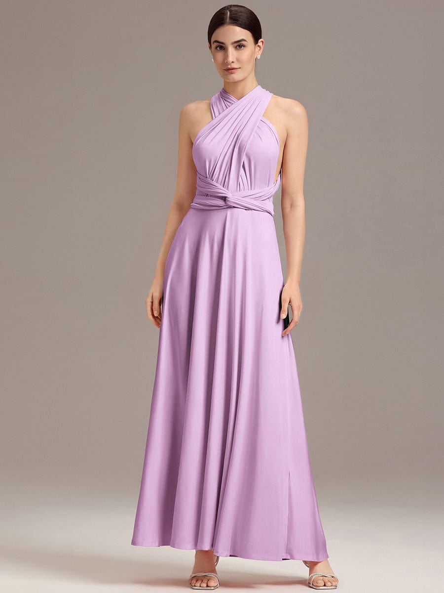 ever STYLES|High-Stretch Soft Versatile Convertible Bridesmaid Dress #color_Lavender