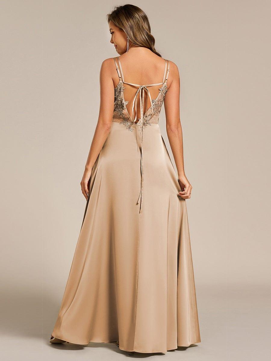 Top Picks Champagne Bridesmaid Gowns #style_ES02692CH
