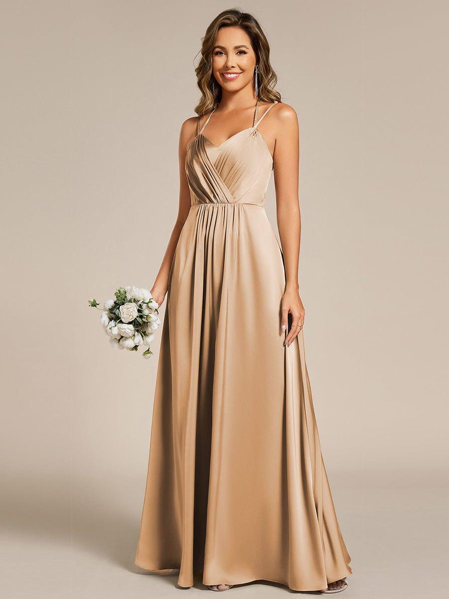 Top Picks Champagne Bridesmaid Gowns #style_ES02692CH