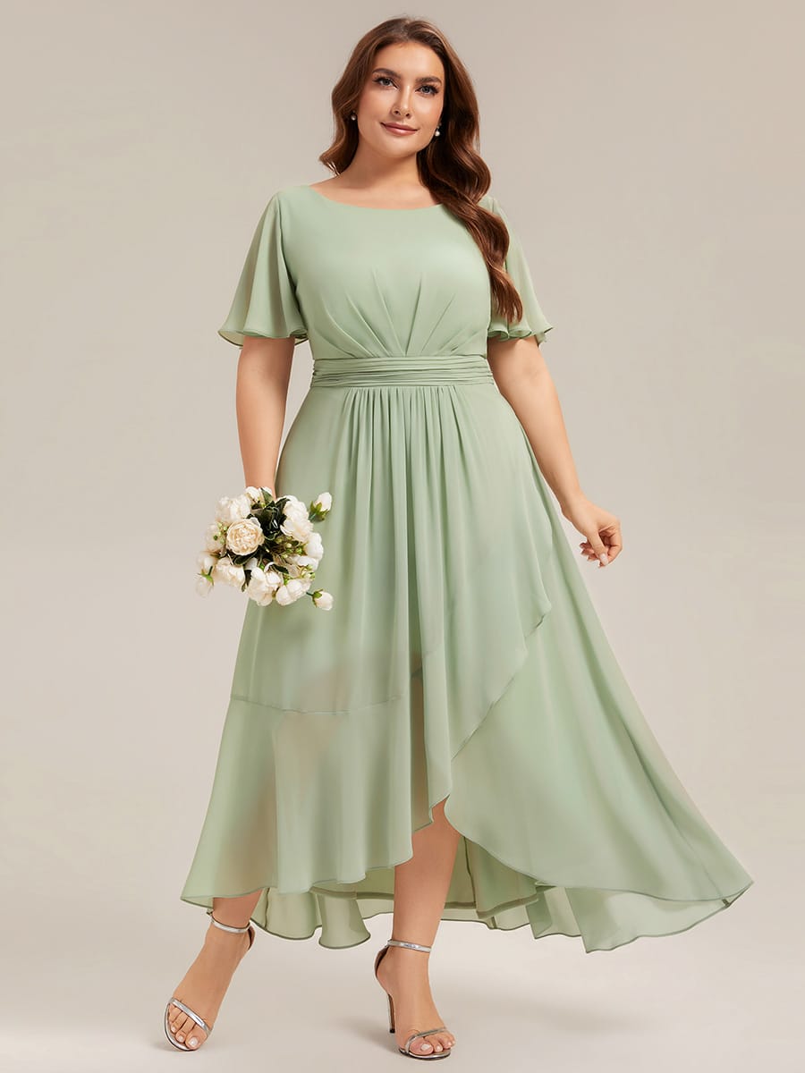 Sage Green Bridesmaid Dresses #style_ES02708MG