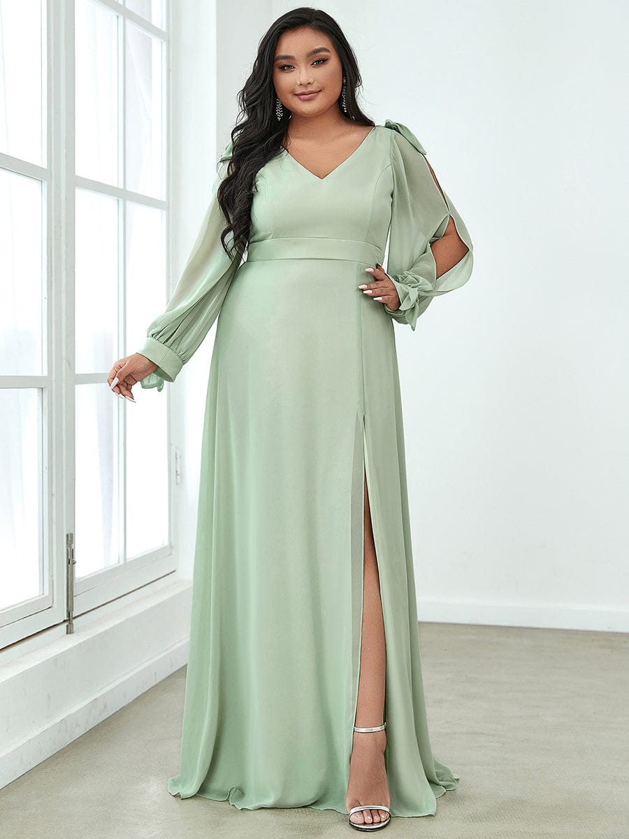 Sage Green Bridesmaid Dresses #style_ES80116MG