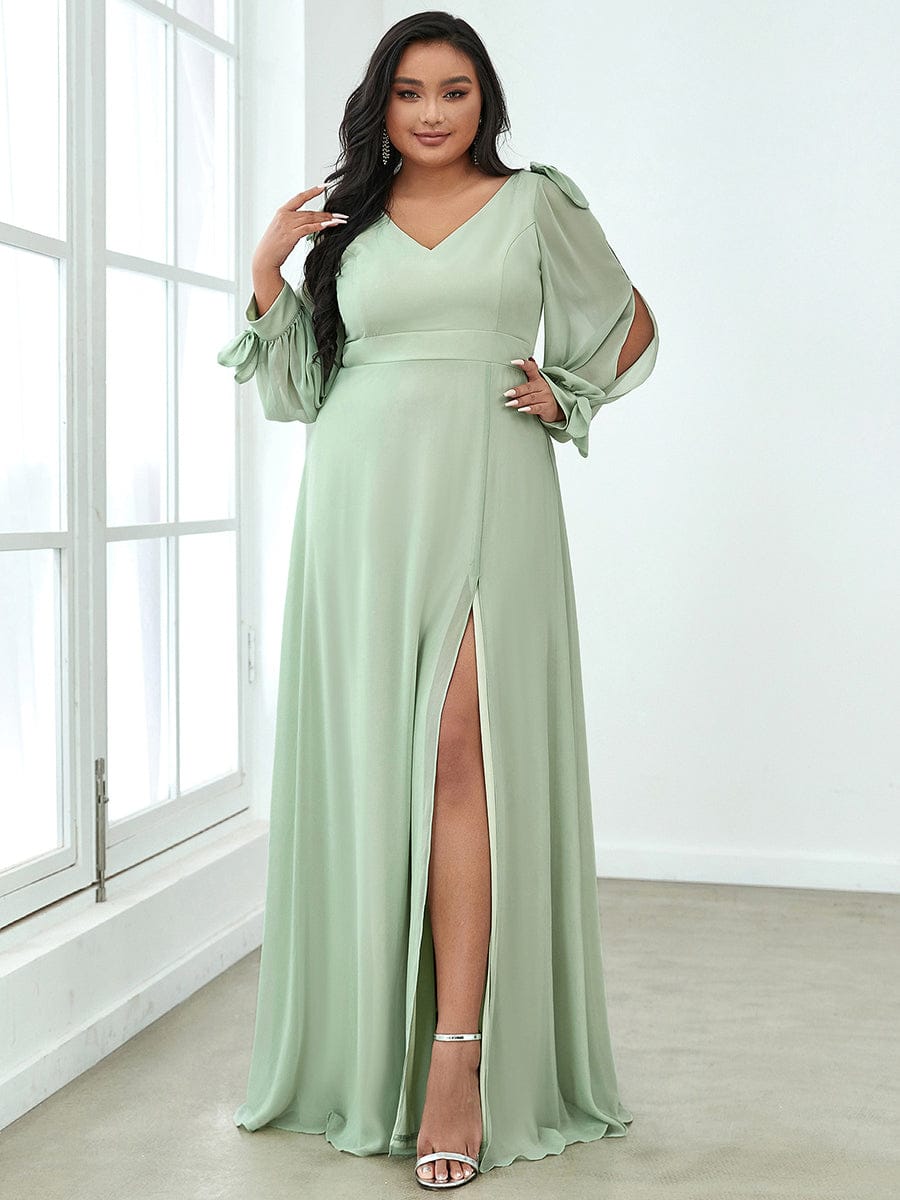 Sage Green Bridesmaid Dresses #style_ES80116MG