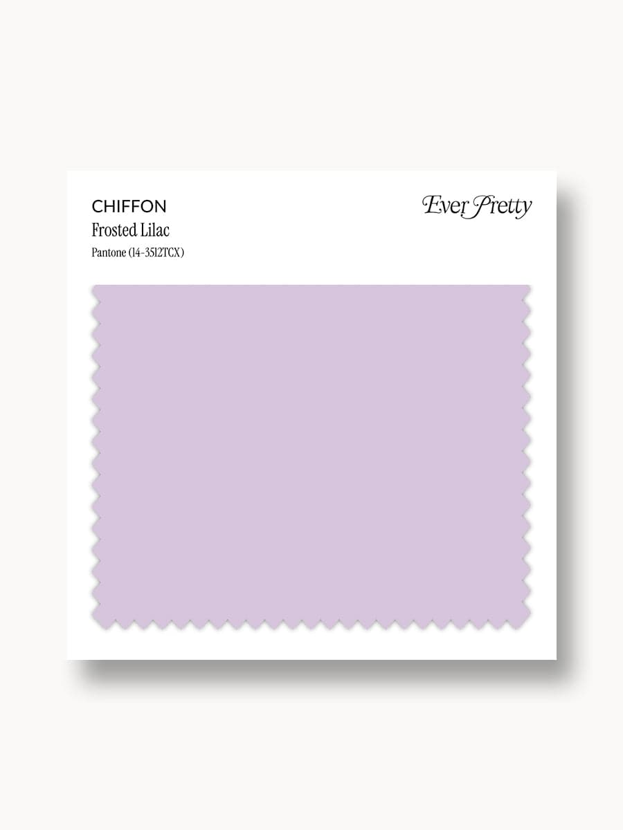 Ever-Pretty Chiffon Swatch Frosted Lilac