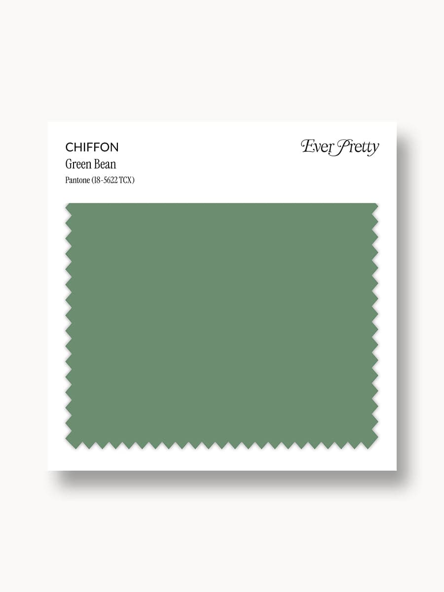 Ever-Pretty Chiffon Swatch Green Bean