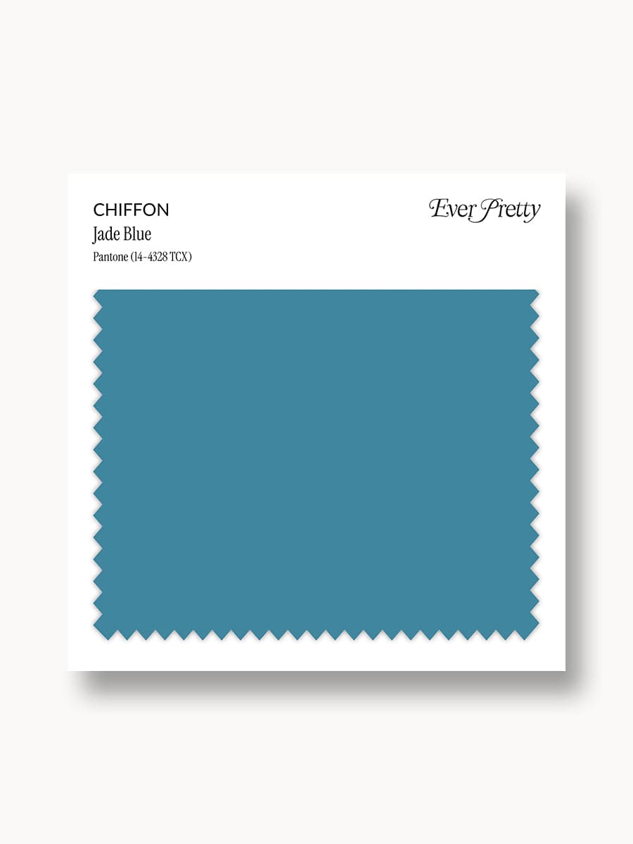 Ever-Pretty Chiffon Swatch Jade Blue