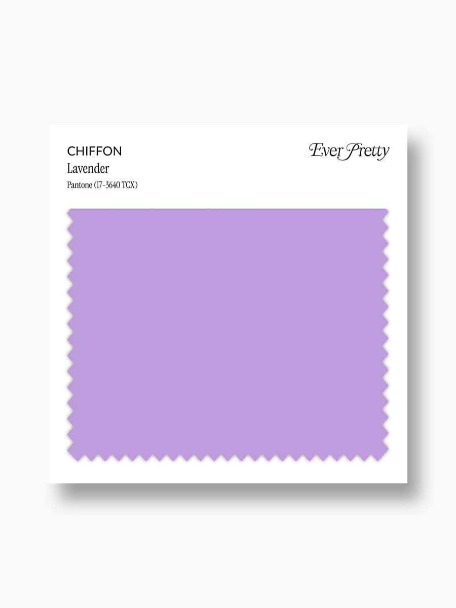 Ever-Pretty Chiffon Swatch Lavender